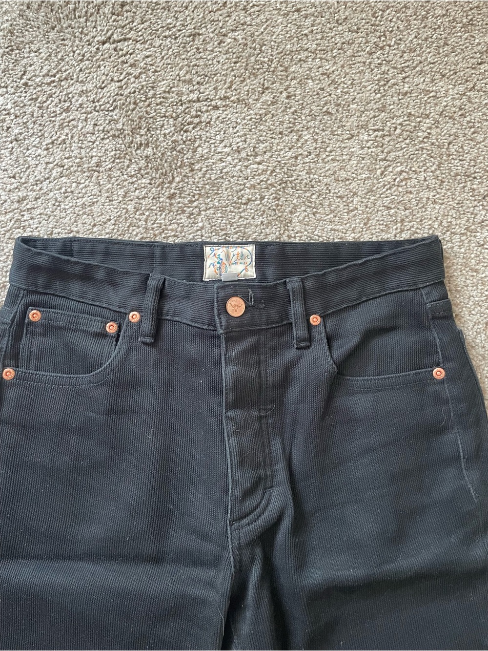 Wythe NY Men's Black Corduroy Pants